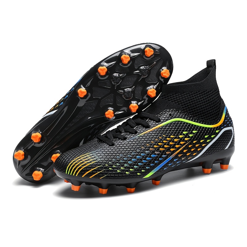 Chaussures de football montantes à crampons pour enfants