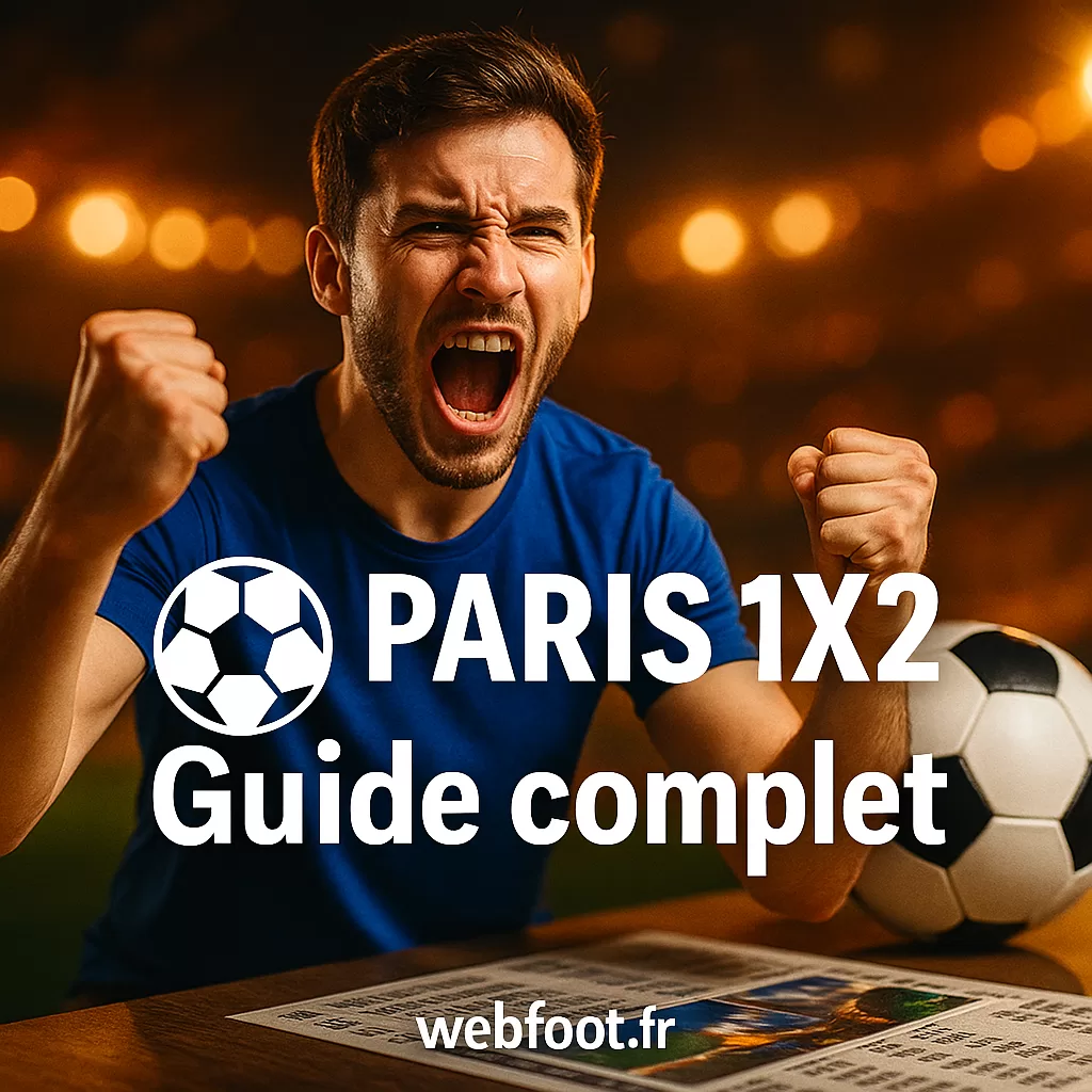 Paris 1X2 Le guide complet pour parier sur le foot