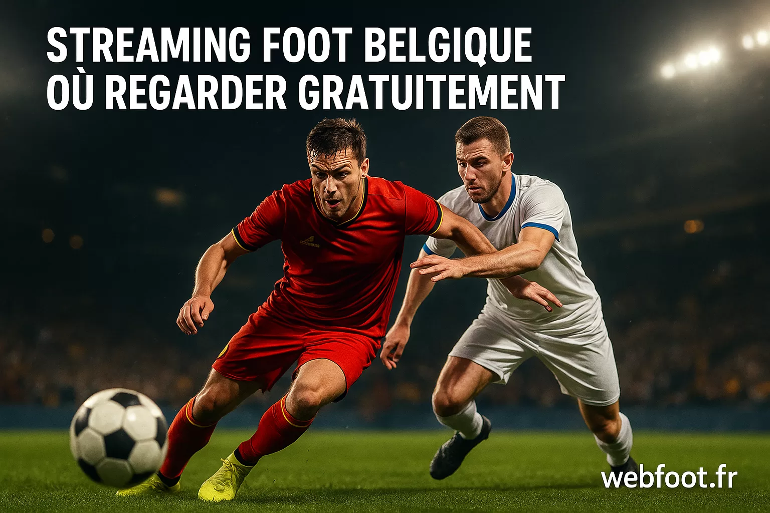 Streaming Foot Belgique 🇧🇪 Où regarder le football en ligne légalement en 2026