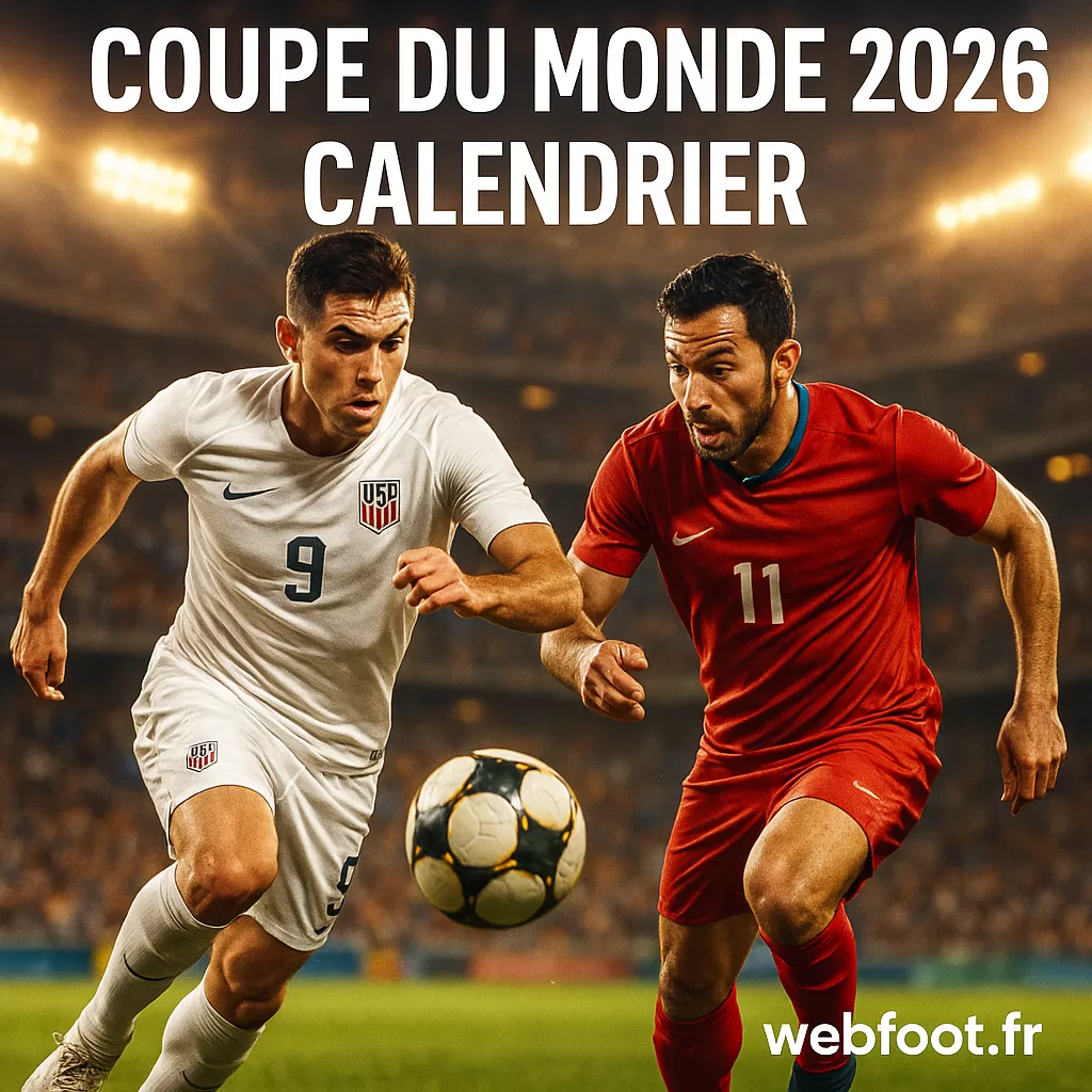 Coupe du Monde de football 2026 Calendrier complet des matchs