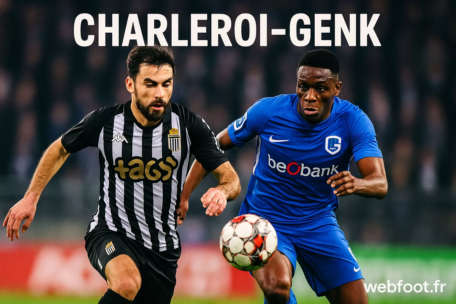 Charleroi vs Genk football Pronostics, stats & conseils 2025 2026 Webfoot fr