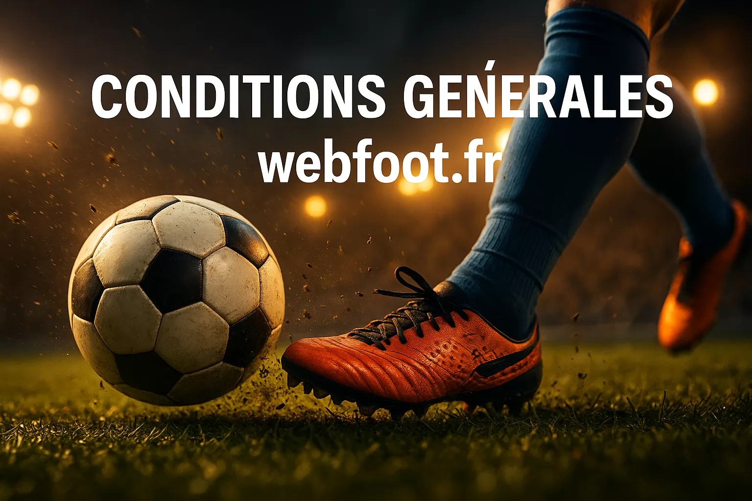 Conditions Générales d’Utilisation (CGU) Webfoot.fr 2026