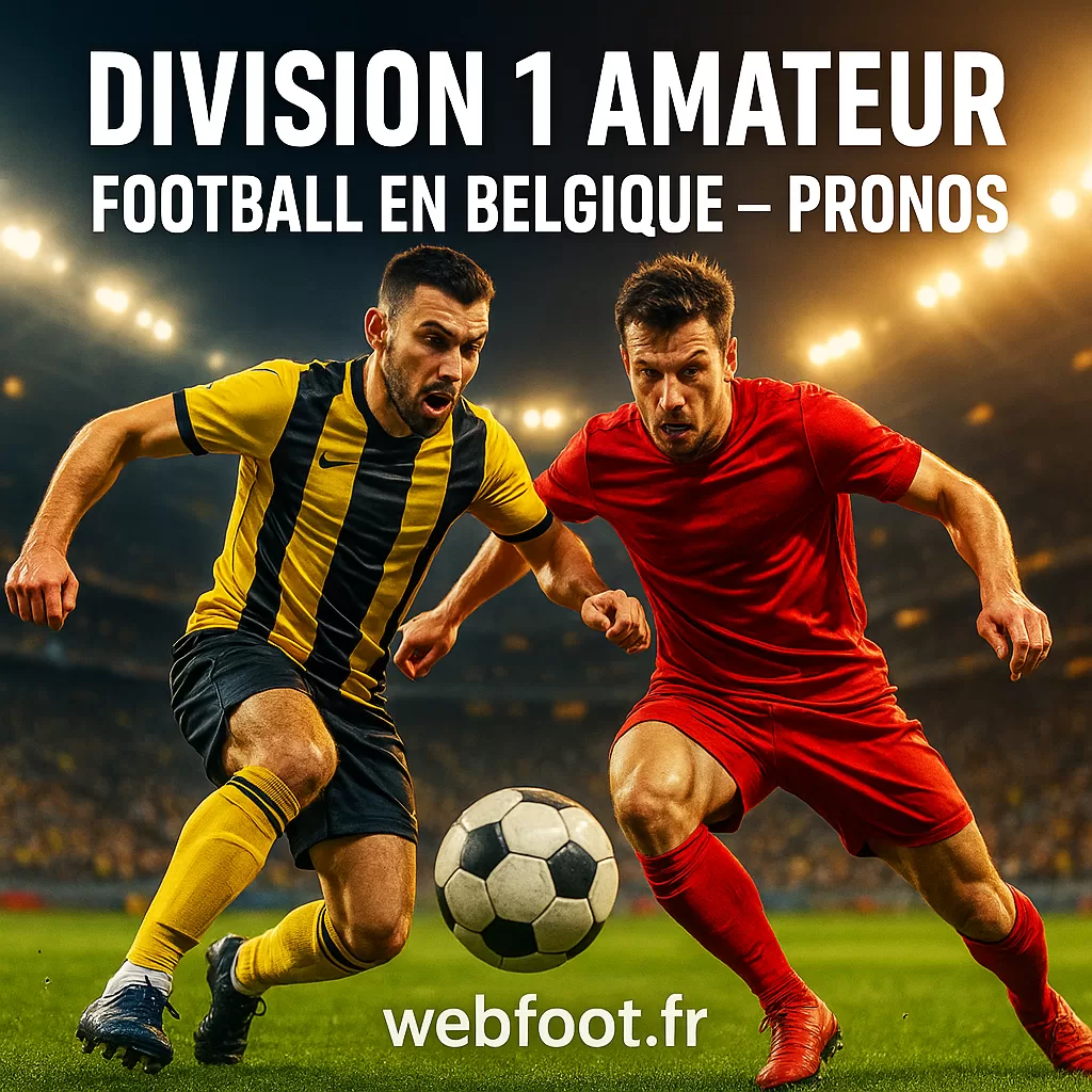 Division 1 Amateur Belgique Pronostics, Classements & Conseils de Paris