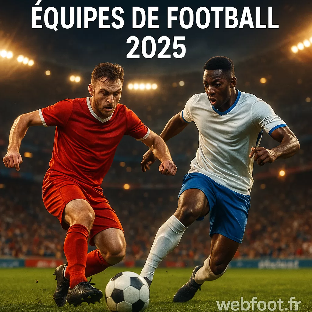 Équipes de foot Analyses statistiques et pronostics 2025