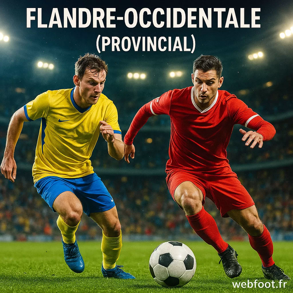 Flandre-Occidentale – Compétitions provinciales Guide 2025 2026 webfoot
