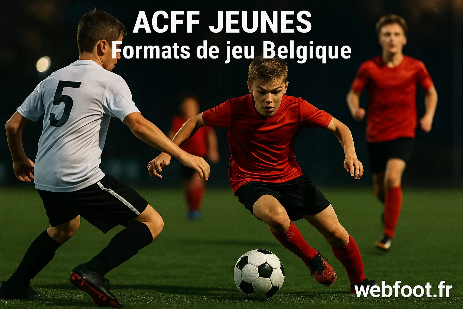 ACFF – Formats de jeu Belgique 2026 repères par âge, règles & conseils