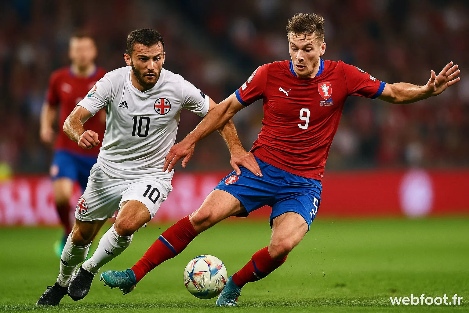 🇬🇪 Géorgie vs 🇨🇿 République tchèque – Pronostic & Paris (2025 2026) ⚽ | Webfoot fr