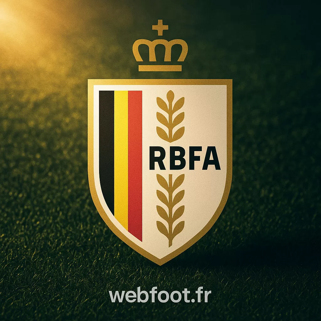 🇧🇪 RBFA Logo & Identité Guide 2025 webfoot