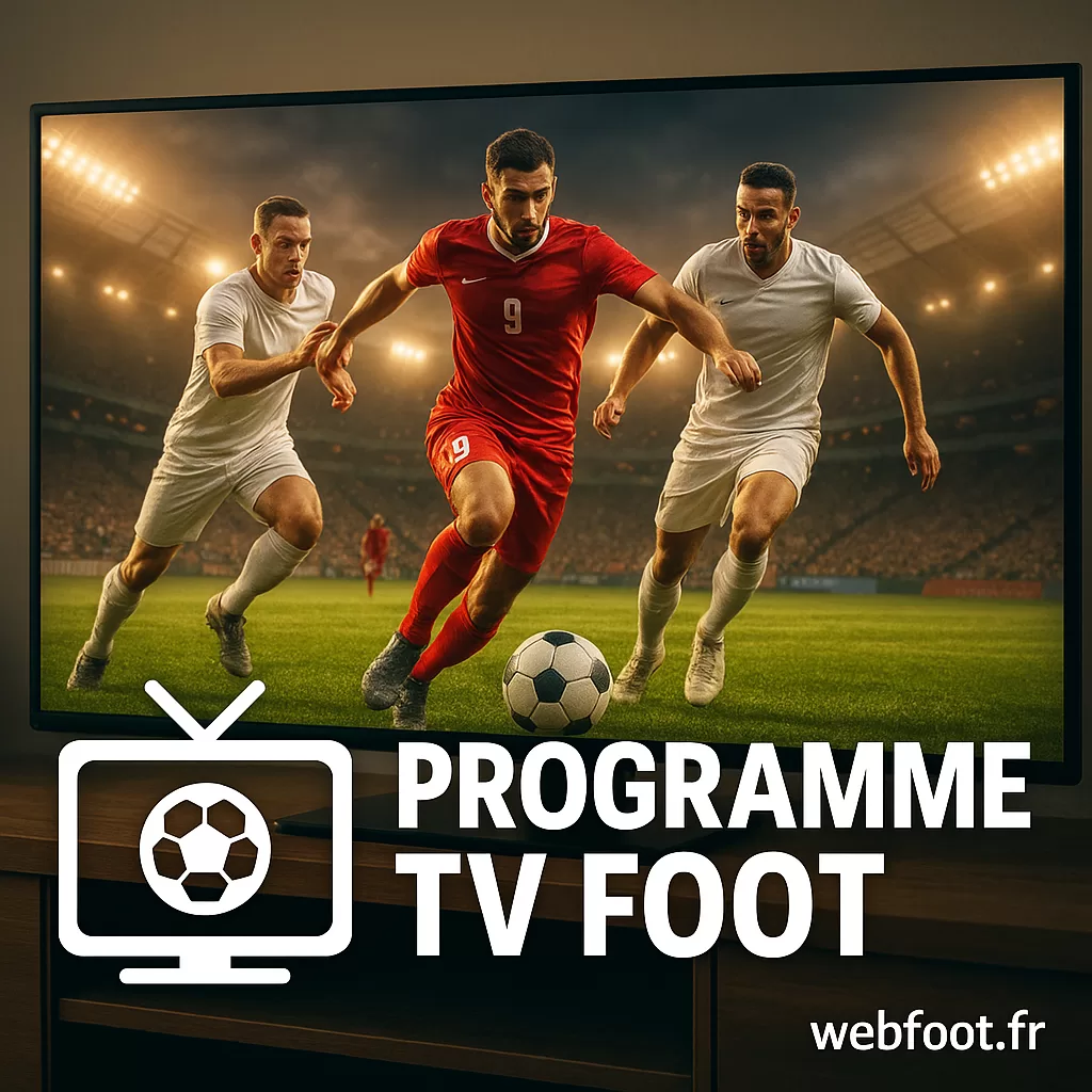 Programme TV Foot 2025 2026 – Matchs à la télévision aujourd’hui Webfoot fr