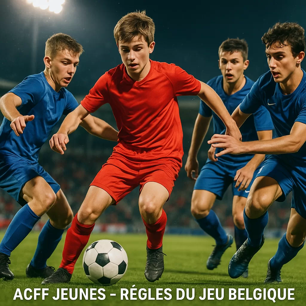 ACFF Jeunes Règles du jeu Belgique 2025 2026 webfoot