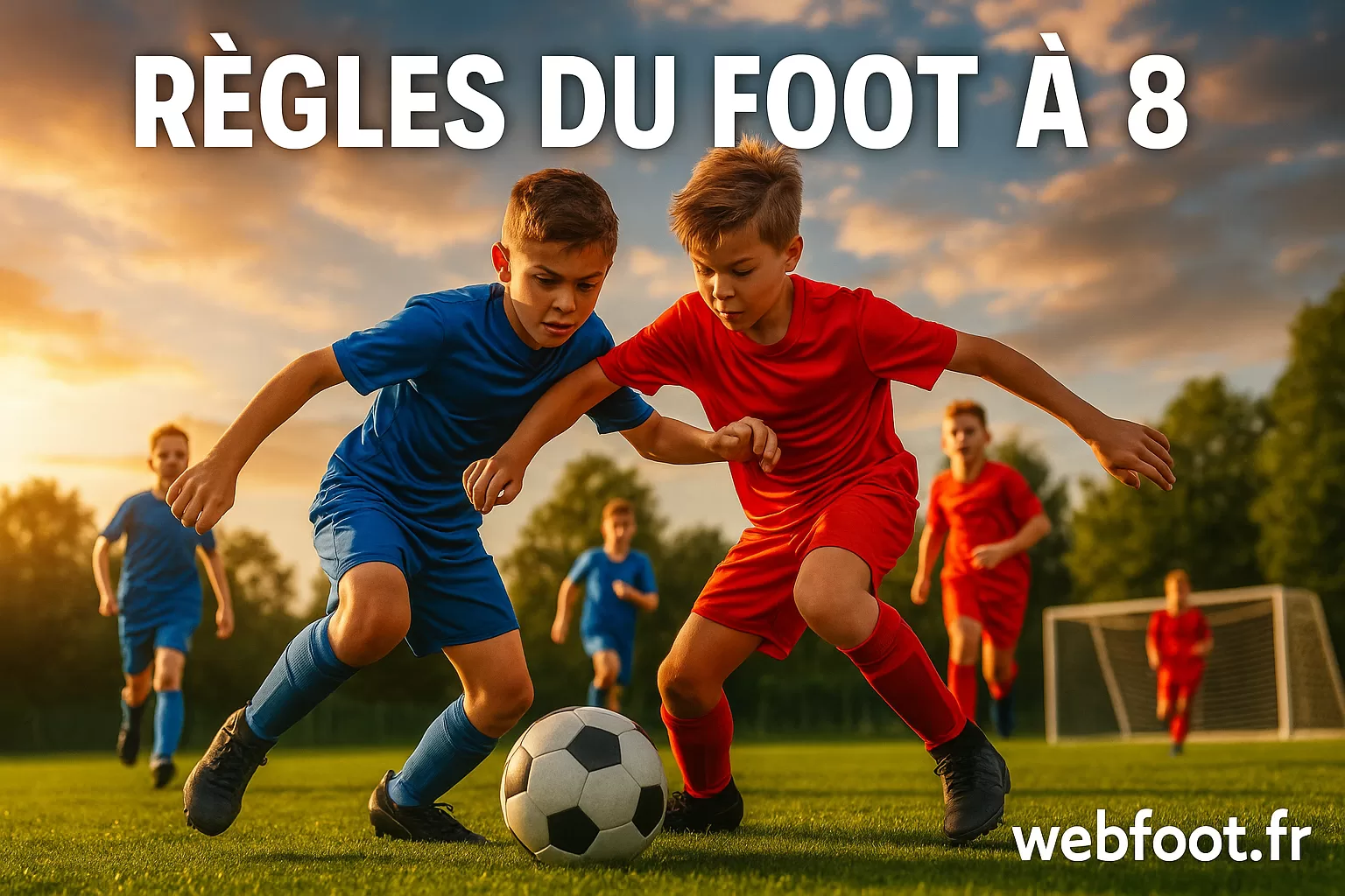 Règles du football à 8 dimensions, durée, fautes & variantes 2025 2026