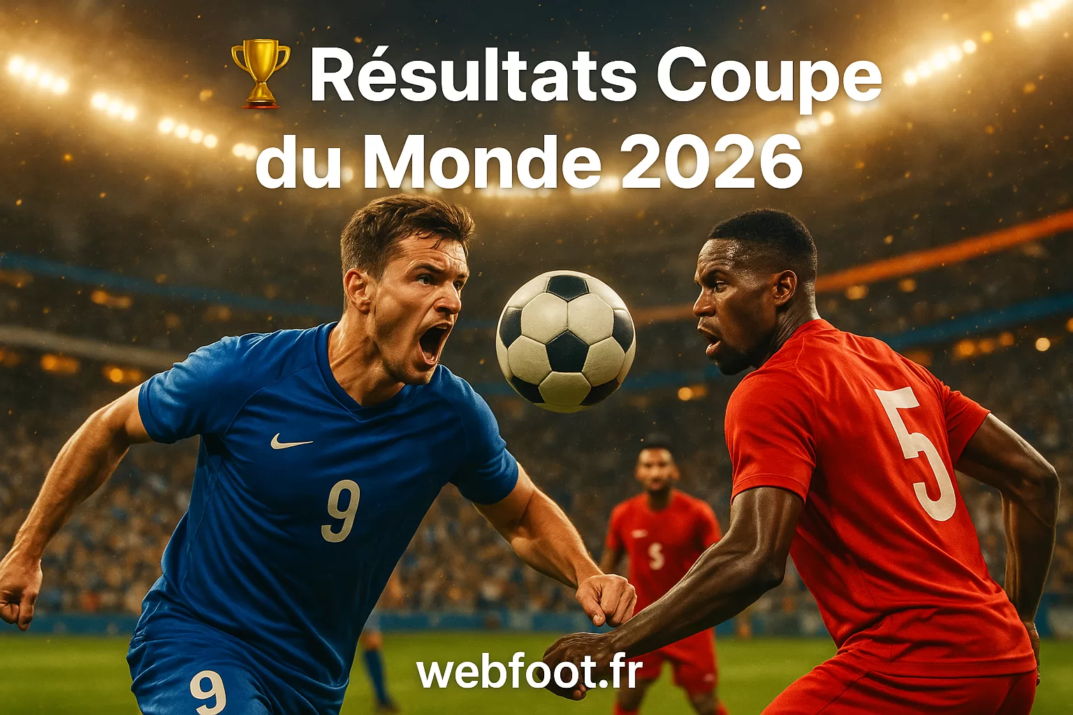 Résultats Coupe du Monde de foot 2026 Scores & Classements